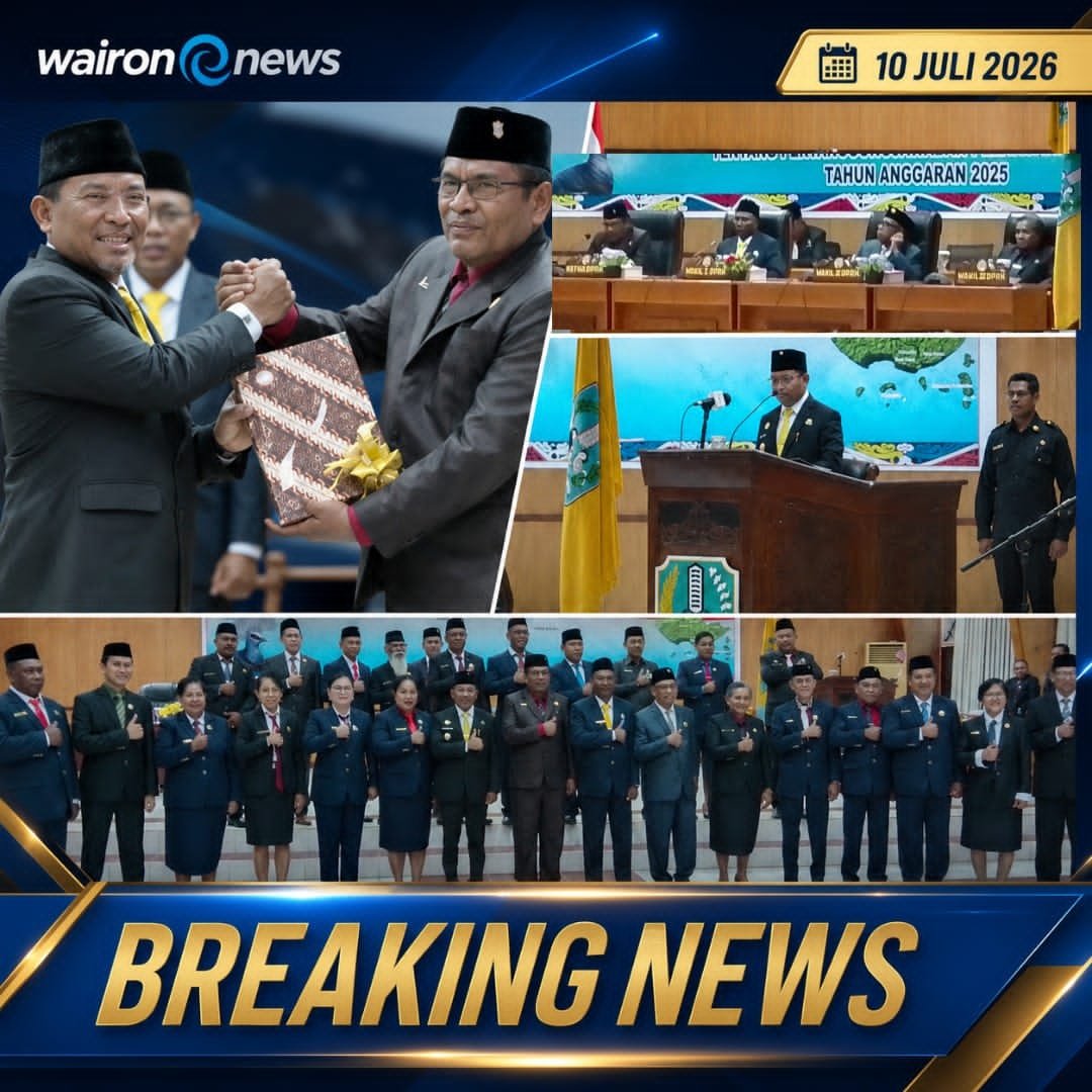 DPRK Biak Mulai Bahas Pertanggungjawaban APBD 2025, Ketua Dewan Apresiasi Opini WTP