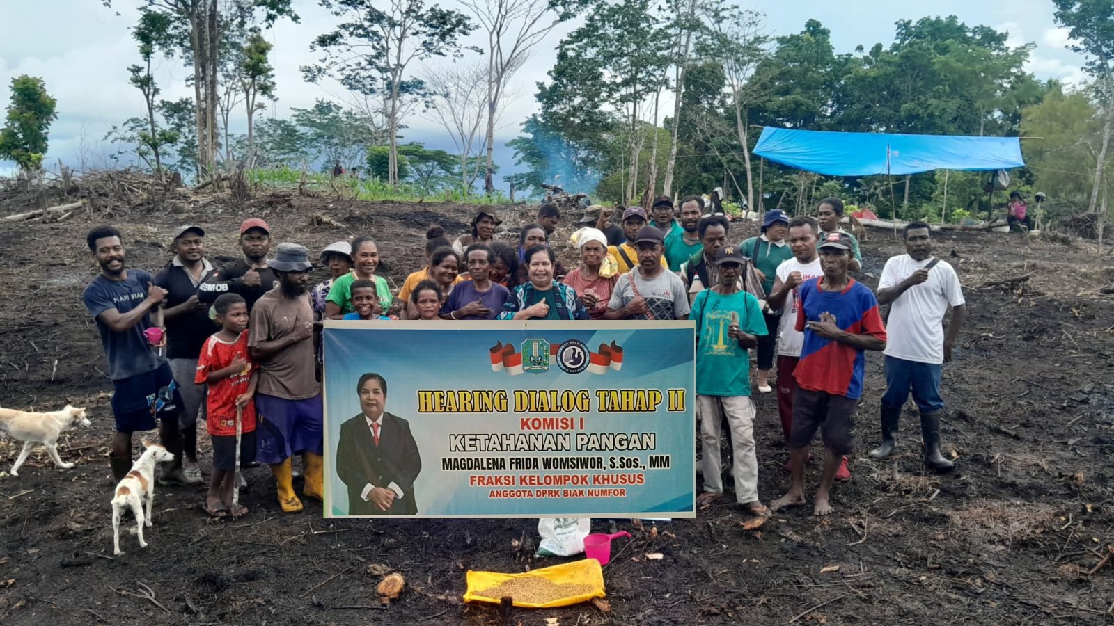 Legislator Magdalena Dorong Ketahanan Pangan melalui Budidaya Padi Ladang di Biak Barat