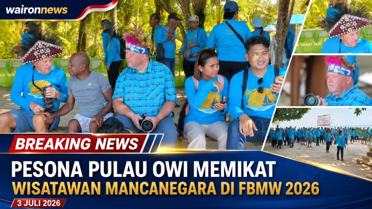 Pesona Pulau Owi Memikat Wisatawan Mancanegara di FBMW 2026
